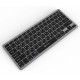Клавиатура Оклик 835S черный/серый USB беспроводная slim Multimedia