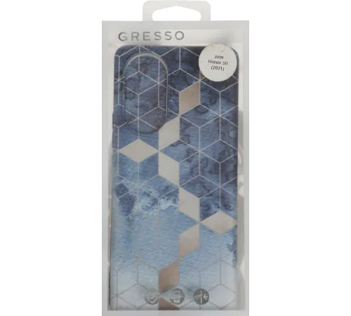 Чехол (клип-кейс) Gresso для Honor 50 Meridian синий (GR17AAAE8869)