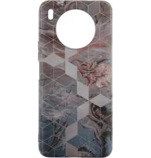 Чехол (клип-кейс) Gresso для Honor 50 Lite Meridian золотистый/синий (GR17AAAE8878)