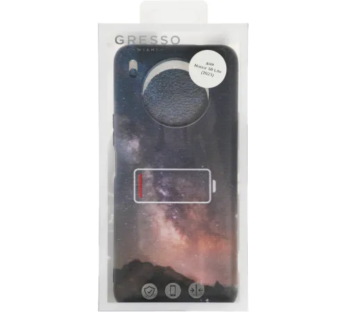 Чехол (клип-кейс) Gresso для Honor 50 Lite Meridian черный (GR17AAAE8883)