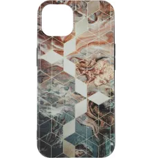 Чехол (клип-кейс) Gresso для iPhone 13 Meridian золотистый/синий (GR17AAAE8888)