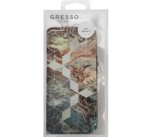 Чехол (клип-кейс) Gresso для iPhone 13 Meridian золотистый/синий (GR17AAAE8888) Чехол (клип-кейс) Gresso для iPhone 13 Meridian золотистый/синий (GR17AAAE8888)