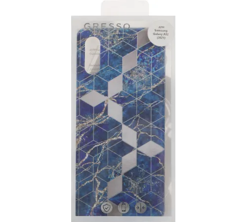 Чехол (клип-кейс) Gresso для Samsung Galaxy A02 Meridian синий (GR17AAAE8917)