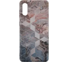 Чехол (клип-кейс) Gresso для Samsung Galaxy A02 Meridian золотистый/синий (GR17AAAE8918)