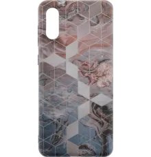Чехол (клип-кейс) Gresso для Samsung Galaxy A02 Meridian золотистый/синий (GR17AAAE8918)
