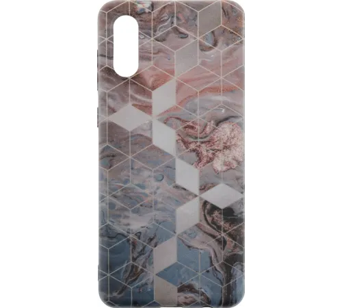 Чехол (клип-кейс) Gresso для Samsung Galaxy A02 Meridian золотистый/синий (GR17AAAE8918)
