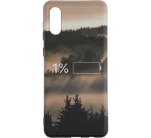 Чехол (клип-кейс) Gresso для Samsung Galaxy A02 Meridian черный/бежевый (GR17AAAE8926)