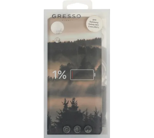 Чехол (клип-кейс) Gresso для Samsung Galaxy A03 Core Meridian черный/бежевый (GR17AAAE8936) Чехол (клип-кейс) Gresso для Samsung Galaxy A03 Core Meridian черный/бежевый (GR17AAAE8936)