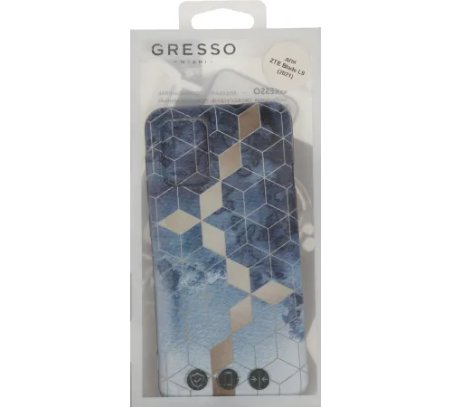 Чехол (клип-кейс) Gresso для ZTE Blade L9 Meridian синий (GR17AAAE9049)