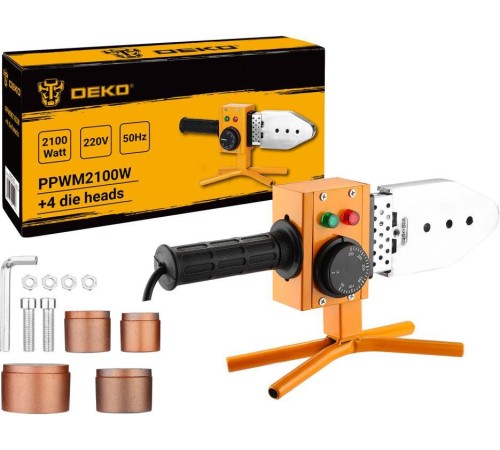 Сварочный аппарат для пластиковых труб Deko PPWM2100W раструбная 2100кВт (кейс в комплекте) Сварочный аппарат для пластиковых труб Deko PPWM2100W раструбная 2100кВт (кейс в комплекте)