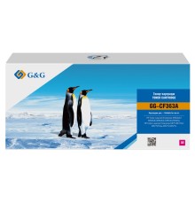Картридж лазерный G&G GG-CF363A пурпурный (5000стр.) для HP CLJ M552dn/M553dn/M553N/M553x