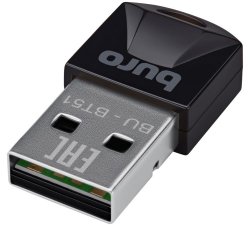 Адаптер USB Buro BU-BT51 Bluetooth 5.1+EDR class 1.5 20м черный Адаптер USB Buro BU-BT51 Bluetooth 5.1+EDR class 1.5 20м черный