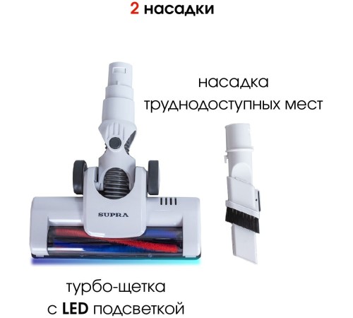 Пылесос ручной Supra VCS-5095 белый