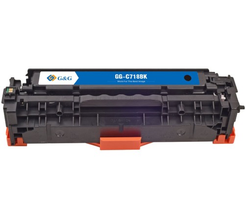Картридж лазерный G&G GG-C718BK черный (3400стр.) для Canon MF8330i/MF8330/MF8350/LBP7200