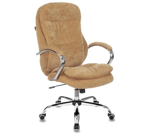 Кресло руководителя Бюрократ T-9950SL Fabric горчичный Velvet 73 крестовина металл хром Кресло руководителя Бюрократ T-9950SL Fabric горчичный Velvet 73 крестовина металл хром