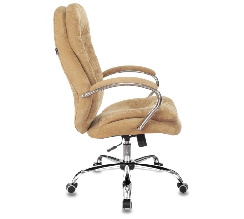 Кресло руководителя Бюрократ T-9950SL Fabric горчичный Velvet 73 крестовина металл хром Кресло руководителя Бюрократ T-9950SL Fabric горчичный Velvet 73 крестовина металл хром