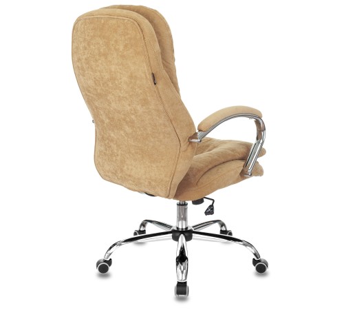 Кресло руководителя Бюрократ T-9950SL Fabric горчичный Velvet 73 крестовина металл хром Кресло руководителя Бюрократ T-9950SL Fabric горчичный Velvet 73 крестовина металл хром