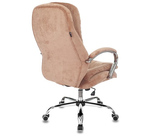 Кресло руководителя Бюрократ T-9950SL Fabric светло-коричневый Velvet 90 крестовина металл хром Кресло руководителя Бюрократ T-9950SL Fabric светло-коричневый Velvet 90 крестовина металл хром