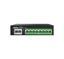 Коммутатор 10PORT 10/100/1000M 8POE+2XGE P110GC NETIS