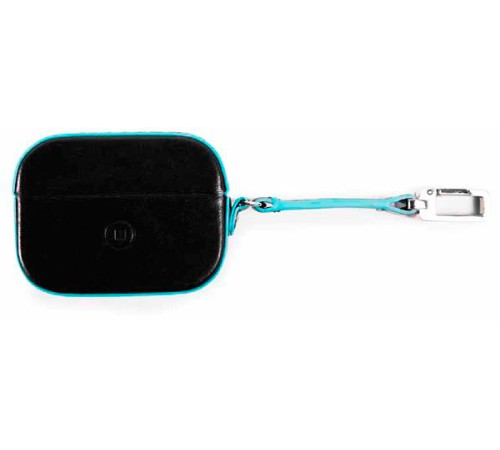 Чехол для наушников Piquadro Blue Square AC5308B2/N черный натур.кожа Чехол для наушников Piquadro Blue Square AC5308B2/N черный натур.кожа