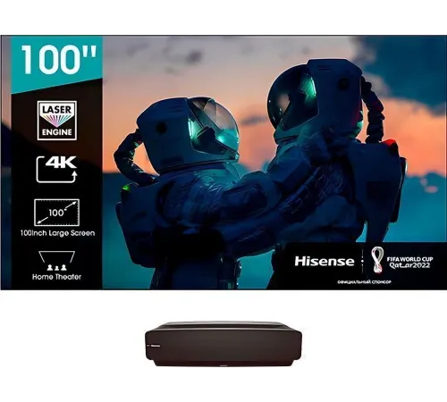 Телевизор LED Hisense 100" Laser TV 100L5F черный 4K Ultra HD 100Hz DVB-T DVB-T2 DVB-C DVB-S DVB-S2 WiFi Smart TV Телевизор LED Hisense 100" Laser TV 100L5F черный 4K Ultra HD 100Hz DVB-T DVB-T2 DVB-C DVB-S DVB-S2 WiFi Smart TV