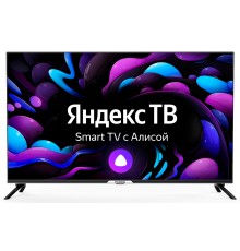 Телевизор LED Hyundai 43" H-LED43BU7003 Яндекс.ТВ Frameless черный Ultra HD 60Hz DVB-T DVB-T2 DVB-C DVB-S DVB-S2 USB WiFi Smart TV