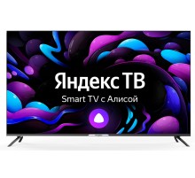 Телевизор LED Hyundai 65" H-LED65BU7003 Яндекс.ТВ Frameless черный Ultra HD 60Hz DVB-T DVB-T2 DVB-C DVB-S DVB-S2 USB WiFi Smart TV