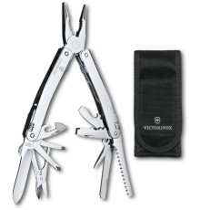 Мультитул Victorinox SwissTool Spirit MX (3.0224.MN) 105мм 24функц. чехол нейлоновый серебристый подар.коробка