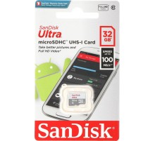Карта памяти SanDisk Ultra microSDHC 32GB 100MB/s
