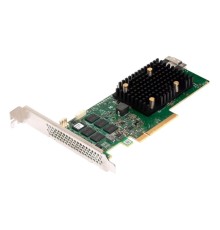 RAID-контроллер Broadcom 9560-8I SGL (05-50077-01 / 05-50077-01012 / 03-50077-01012) PCIe 4.0 x8 LP, SAS/SATA/NVMe, RAID 0,1,5,6,10,50,60, 8port(1 * int SFF8654), 4GB Cache, 3908ROC, RTL