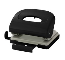 Дырокол Kw-Trio 09652black макс.:16лист. пластик черный отв.:2