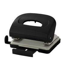 Дырокол Kw-Trio 09652black макс.:16лист. пластик черный отв.:2