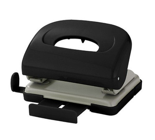 Дырокол Kw-Trio 09652black макс.:16лист. пластик черный отв.:2