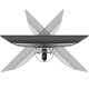 Настольная подставка ExeGate EDM1-3210-11D (для одного монитора 15"-32", VESA 75x75, 100x100, макс. нагрузка 10 кг, наклон -45°/+45°, поворот -45°/+45°, регулировка по высоте, цвет черный)