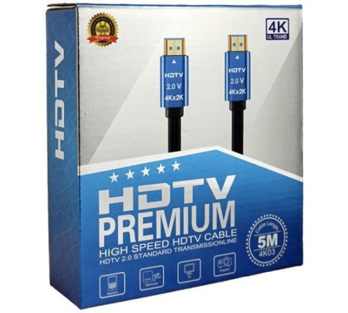 Кабель аудио-видео 11243 HDMI (m)/HDMI (m) 5м. Позолоченные контакты черный Кабель аудио-видео 11243 HDMI (m)/HDMI (m) 5м. Позолоченные контакты черный