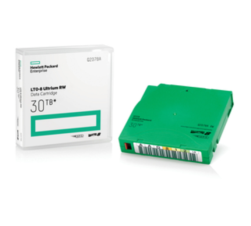 Картридж HPE Q2078AN LTO-8 Ultrium 30Tb RW Non Custom Lab Librar Pack20 Data with Cases