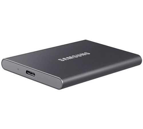 Накопитель SSD Samsung USB-C 2Tb MU-PC2T0T/WW T7 1.8" черный