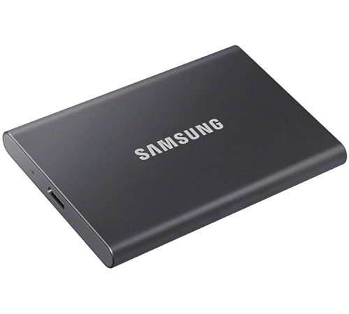 Накопитель SSD Samsung USB-C 2Tb MU-PC2T0T/WW T7 1.8" черный