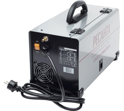 Сварочный полуавтомат Ресанта САИПА-24В/200А инвертор MIG-MAG 6.9кВт
