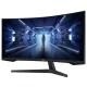 Монитор Samsung 34" C34G55TWWI черный VA LED 1ms 21:9 HDMI матовая 250cd 178гр/178гр 3440x1440 DisplayPort UWQHD 5.6кг