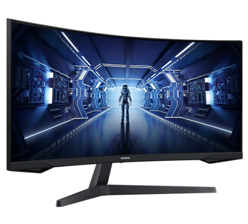 Монитор Samsung 34" C34G55TWWI черный VA LED 1ms 21:9 HDMI матовая 250cd 178гр/178гр 3440x1440 DisplayPort UWQHD 5.6кг
