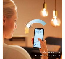 Умная лампа Gauss IoT Smart Home E27 6.5Вт 806lm Wi-Fi (упак.:1шт) (1220112)