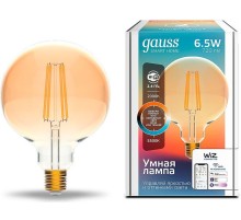 Умная лампа Gauss IoT Smart Home E27 6.5Вт 720lm Wi-Fi (упак.:1шт) (1340112)