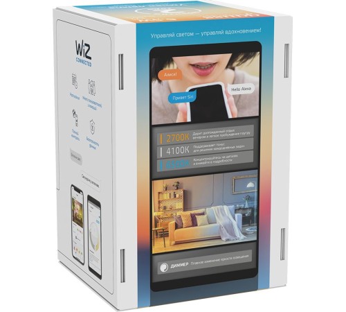 Умная лампа Gauss IoT Smart Home E27 6.5Вт 720lm Wi-Fi (упак.:1шт) (1340112) Умная лампа Gauss IoT Smart Home E27 6.5Вт 720lm Wi-Fi (упак.:1шт) (1340112)