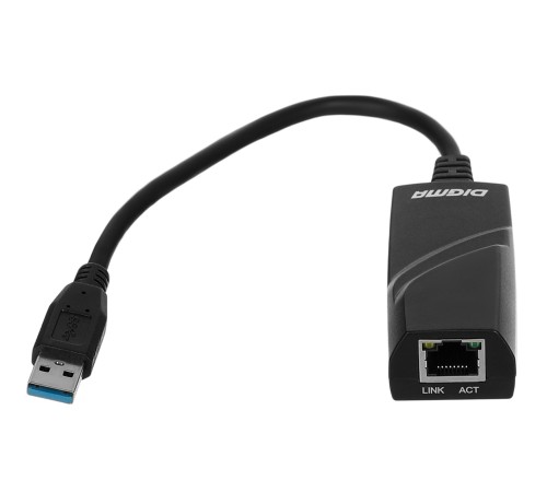 Сетевой адаптер Ethernet Digma BU-USB3-LAN1000 D-USB3-LAN1000 USB 3.0 Сетевой адаптер Ethernet Digma BU-USB3-LAN1000 D-USB3-LAN1000 USB 3.0