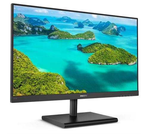 Монитор Philips 27" 275E1S черный IPS LED 16:9 HDMI матовая 1000:1 250cd 178гр/178гр 2560x1440 D-Sub DisplayPort Ultra HD 2K (1440p) 3.99кг