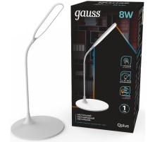 Светильник Gauss GT5021 настольный на подставке белый 8Вт