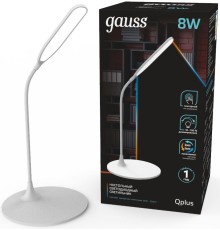 Светильник Gauss GT5021 настольный на подставке белый 8Вт