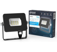 Прожектор уличный Gauss Qplus 690511310 светодиодный 10Втсерый
