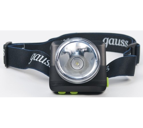 Фонарь налобный Gauss GFL401 черный 5Вт лам.:светодиод. (GF401) Фонарь налобный Gauss GFL401 черный 5Вт лам.:светодиод. (GF401)